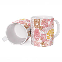 Christmas Aloha Hawaii Tiki Ceramic Mug Hibiscus Spring Colors LT7 - Polynesian Pride