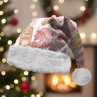 Christmas Aloha Hawaii Tiki Christmas Santa Hat Hibiscus Spring Colors - Polynesian Pride