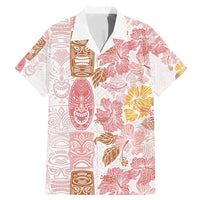Christmas Aloha Hawaii Tiki Family Matching Mermaid Dress and Hawaiian Shirt Hibiscus Spring Colors - Polynesian Pride