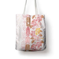 Christmas Aloha Hawaii Tiki Tote Bag Hibiscus Spring Colors LT7 - Polynesian Pride