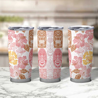 Christmas Aloha Hawaii Tiki Tumbler Cup Hibiscus Spring Colors LT7 - Polynesian Pride