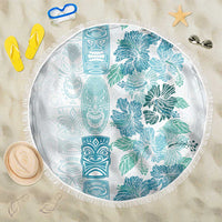 Christmas Aloha Hawaii Tiki Beach Blanket Hibiscus Summer Colors - Polynesian Pride