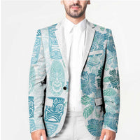Christmas Aloha Hawaii Tiki Blazer Hibiscus Summer Colors - Polynesian Pride