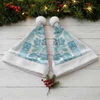 Christmas Aloha Hawaii Tiki Christmas Santa Hat Hibiscus Summer Colors - Polynesian Pride