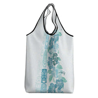 Christmas Aloha Hawaii Tiki Grocery Bag Hibiscus Summer Colors LT7 - Polynesian Pride