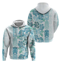 Christmas Aloha Hawaii Tiki Hoodie Hibiscus Summer Colors - Polynesian Pride