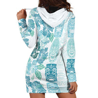 Christmas Aloha Hawaii Tiki Hoodie Dress Hibiscus Summer Colors - Polynesian Pride