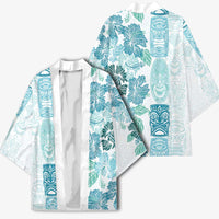 Christmas Aloha Hawaii Tiki Kimono Hibiscus Summer Colors - Polynesian Pride