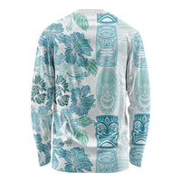 Christmas Aloha Hawaii Tiki Long Sleeve Shirt Hibiscus Summer Colors - Polynesian Pride