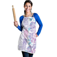 Christmas Aloha Hawaii Tiki Apron Hibiscus Winter Colors LT7 - Polynesian Pride