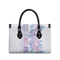 Christmas Aloha Hawaii Tiki Leather Bag Hibiscus Winter Colors LT7 - Polynesian Pride
