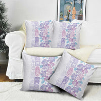 Christmas Aloha Hawaii Tiki Pillow Cover Hibiscus Winter Colors - Polynesian Pride