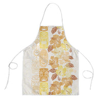 Christmas Aloha Hawaii Tiki Apron Hibiscus Autumn Colors LT7 Yellow - Polynesian Pride