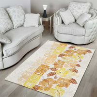 Christmas Aloha Hawaii Tiki Area Rug Hibiscus Autumn Colors - Polynesian Pride