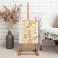 Christmas Aloha Hawaii Tiki Canvas Wall Art Hibiscus Autumn Colors LT7 - Polynesian Pride