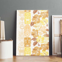 Christmas Aloha Hawaii Tiki Canvas Wall Art Hibiscus Autumn Colors LT7 - Polynesian Pride