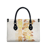 Christmas Aloha Hawaii Tiki Leather Bag Hibiscus Autumn Colors LT7 - Polynesian Pride