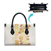 Christmas Aloha Hawaii Tiki Leather Bag Hibiscus Autumn Colors LT7 - Polynesian Pride