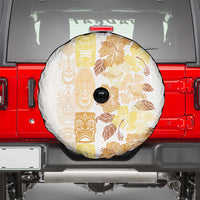 Christmas Aloha Hawaii Tiki Spare Tire Cover Hibiscus Autumn Colors - Polynesian Pride