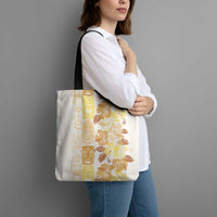 Christmas Aloha Hawaii Tiki Tote Bag Hibiscus Autumn Colors LT7 - Polynesian Pride