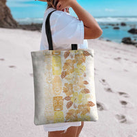 Christmas Aloha Hawaii Tiki Tote Bag Hibiscus Autumn Colors LT7 - Polynesian Pride