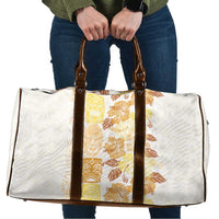 Christmas Aloha Hawaii Tiki Travel Bag Hibiscus Autumn Colors LT7 Yellow - Polynesian Pride