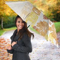 Christmas Aloha Hawaii Tiki Umbrella Hibiscus Autumn Colors LT7 - Polynesian Pride