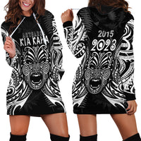 Custom New Zealand Rugby Hoodie Dress 2023 World Cup Aotearoa Haka Face LT7 - Polynesian Pride