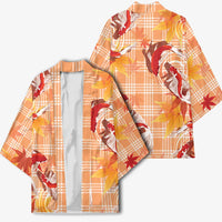 Orange Palaka Hawaii Aloha Kimono Koi Pond Mix Japanese Maple - Polynesian Pride