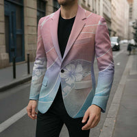 Aloha Hawaii Floral Tapa Blazer Patchwork Pastel Candy LT7 - Polynesian Pride