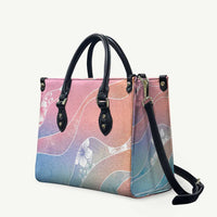 Aloha Hawaii Floral Tapa Leather Bag Patchwork Pastel Candy LT7 Pastel - Polynesian Pride