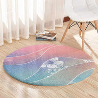 Aloha Hawaii Floral Tapa Round Carpet Patchwork Pastel Candy LT7 - Polynesian Pride