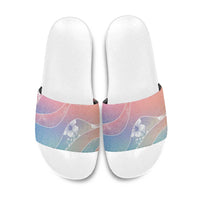 Aloha Hawaii Floral Tapa Slide Sandals Patchwork Pastel Candy LT7 Pastel - Polynesian Pride