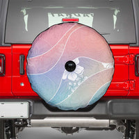 Aloha Hawaii Floral Tapa Spare Tire Cover Patchwork Pastel Candy LT7 - Polynesian Pride