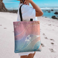 Aloha Hawaii Floral Tapa Tote Bag Patchwork Pastel Candy LT7 - Polynesian Pride