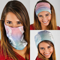 Hawaii Aloha Plumeria Lei Pastel Candy Palaka Neck Gaiter LT7 - Polynesian Pride