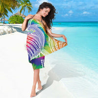Aloha Pride Rainbow Tie Dye Sarong Humpback Whale - Love is Love