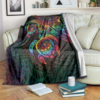 Hawaii Pride Blanket Rainbow Swirls