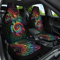 Hawaii Pride Car Seat Cover Rainbow Swirls