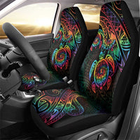 Hawaii Pride Car Seat Cover Rainbow Swirls