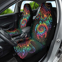 Hawaii Pride Car Seat Cover Rainbow Swirls