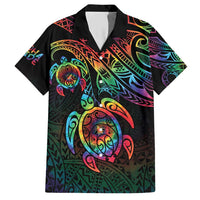 Hawaii Pride Hawaiian Shirt Rainbow Swirls