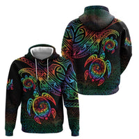 Hawaii Pride Hoodie Rainbow Swirls