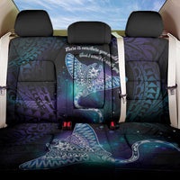Polynesian Tala Manta Ray Back Car Seat Cover Nowhere You Could Go That I Won't Be With You - Polynesian Pride