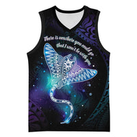 Polynesian Tala Manta Ray Basketball Jersey Nowhere You Could Go That I Won't Be With You - Polynesian Pride