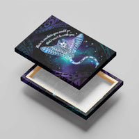 Polynesian Tala Manta Ray Canvas Wall Art Nowhere You Could Go That I Won't Be With You - Polynesian Pride