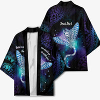 Polynesian Tala Manta Ray Kimono Nowhere You Could Go That I Won't Be With You - Polynesian Pride
