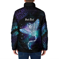 Polynesian Tala Manta Ray Padded Jacket Nowhere You Could Go That I Won't Be With You - Polynesian Pride