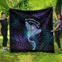 Polynesian Tala Manta Ray Quilt Nowhere You Could Go That I Won't Be With You - Polynesian Pride