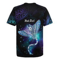 Polynesian Tala Manta Ray Rugby Jersey Nowhere You Could Go That I Won't Be With You - Polynesian Pride